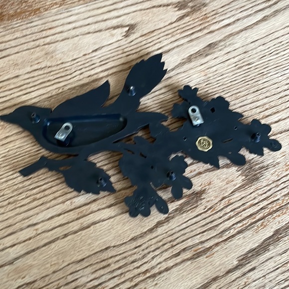 Coppercraft guild resin botanical blackbird floral raven - Picture 2 of 5